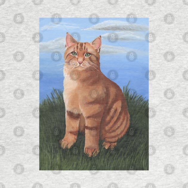 Ginger Tabby Cat by WolfySilver